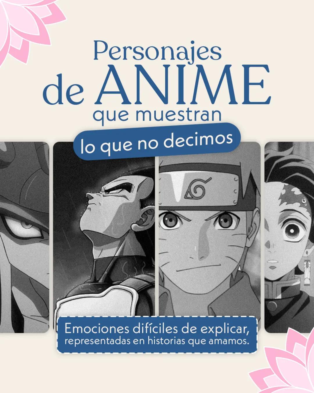 Carrusel de Instagram sobre psicología y anime — Ariana Dibella