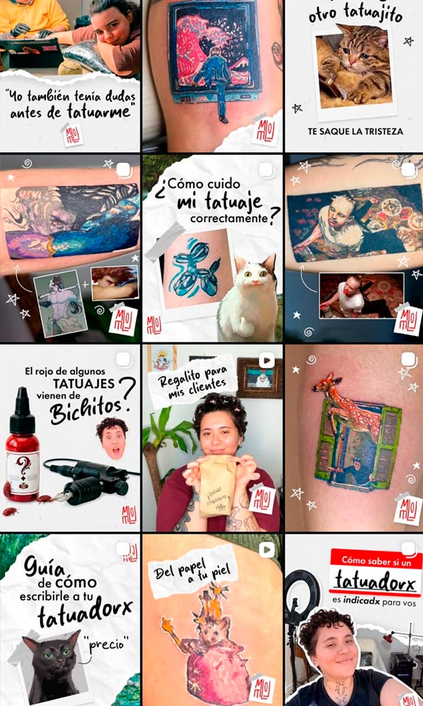 Feed de Instagram después — Mello Tiziano